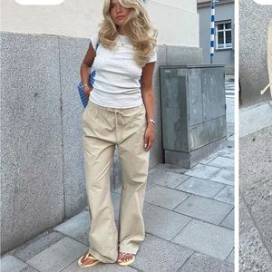 Djerf Avenue sporty pants in sand